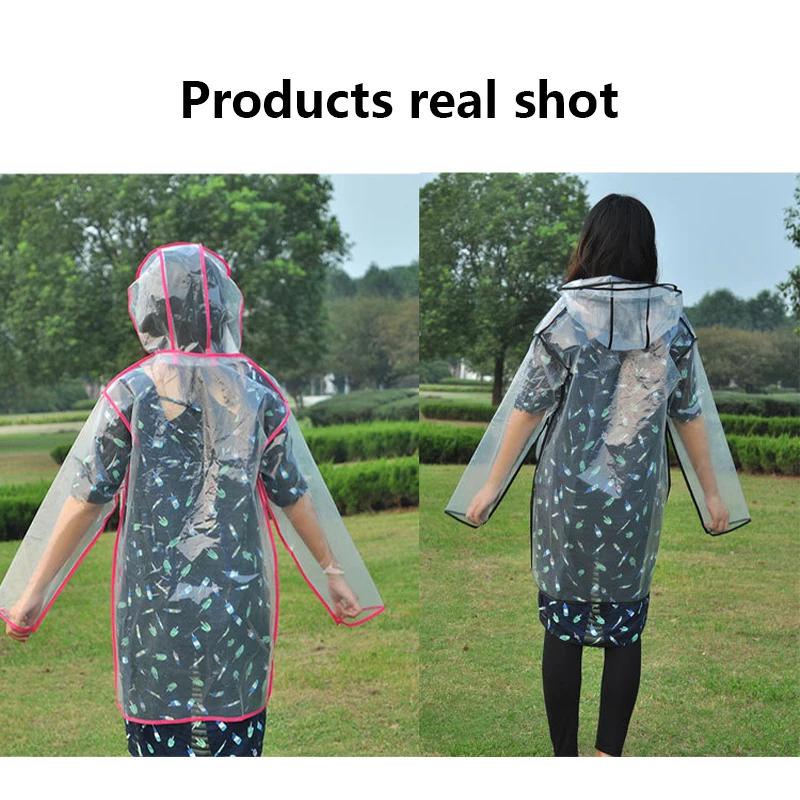 Новый прозрачный водонепроницаемый дождевик ПВХ эва Повседневная Праздничная