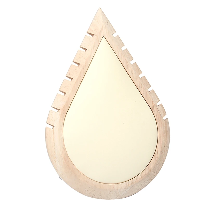 

Drop Shape Wood Bracelets Necklaces Jewelry Display Holder Organizer for Shop Home Ornaments