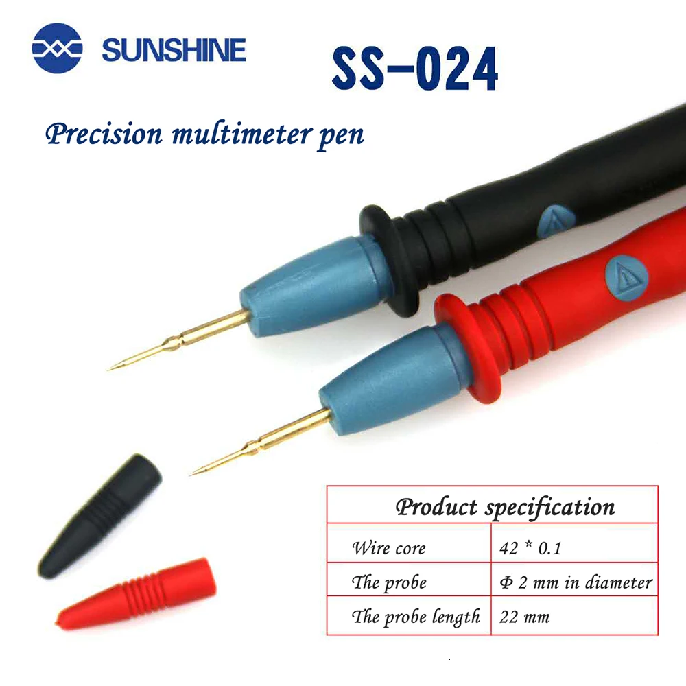 SUNSHINE SS 024 точность цифровой мультиметр ручка Безопасность Класс 1000V 20A высокой