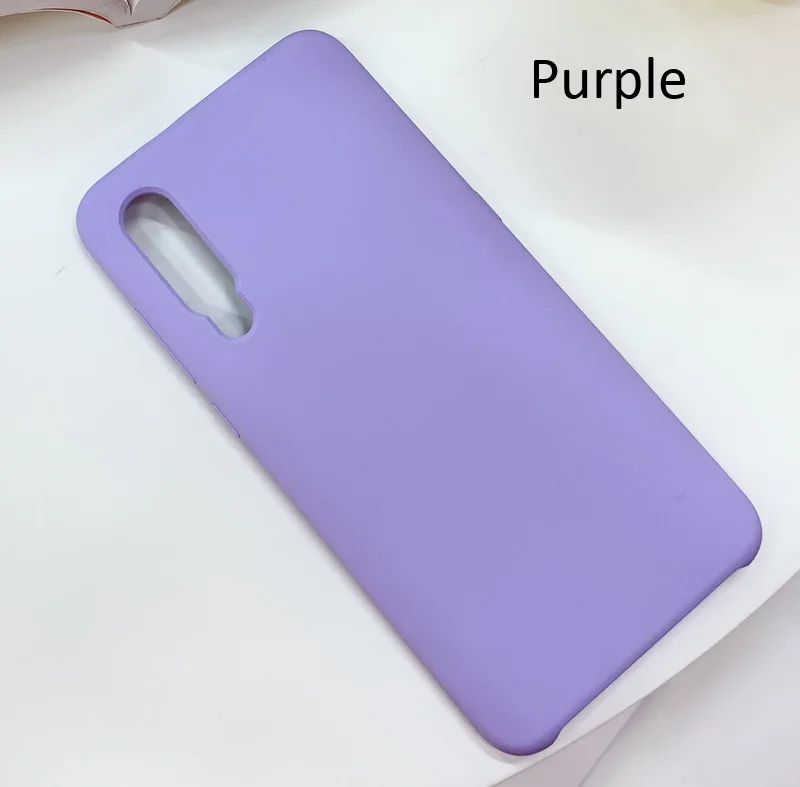 Purple Жидкий силиконовый чехол для Xiao mi 9 mi 9 SE Pro мягкий гелевый резиновый чехол высокого качества - Цвет: Purple