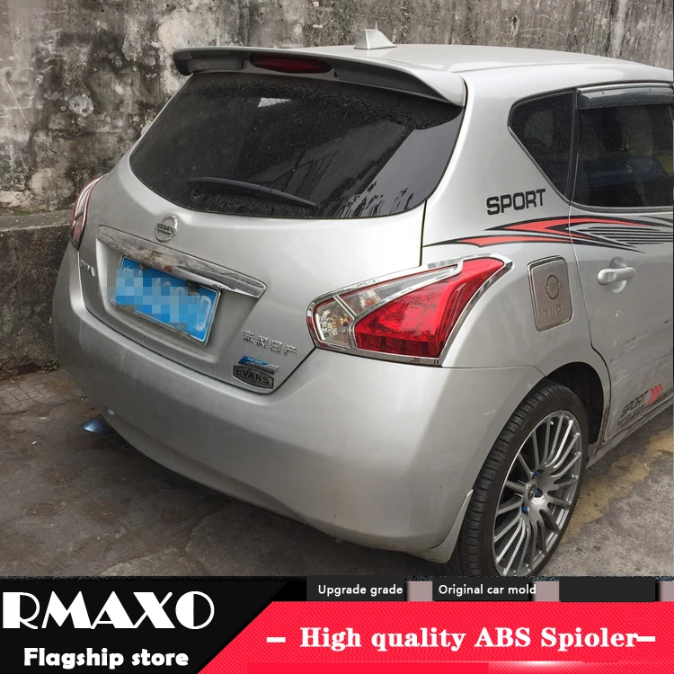 Спойлер для NISSAN TIIDA 2012-2015 Versa спойлер высокого качества из АБС-материала заднее