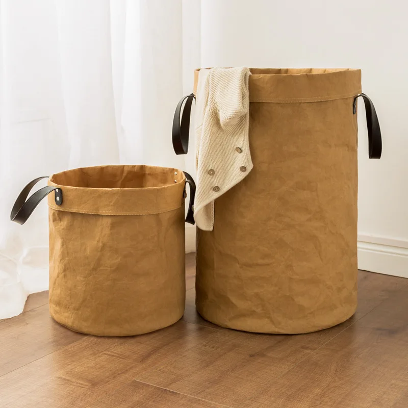 

Waterproof Laundry Basket Kids Toy Clothes Organizer Storage Basket Large Cotton Linen Clothes Basket Home Sundries Storage