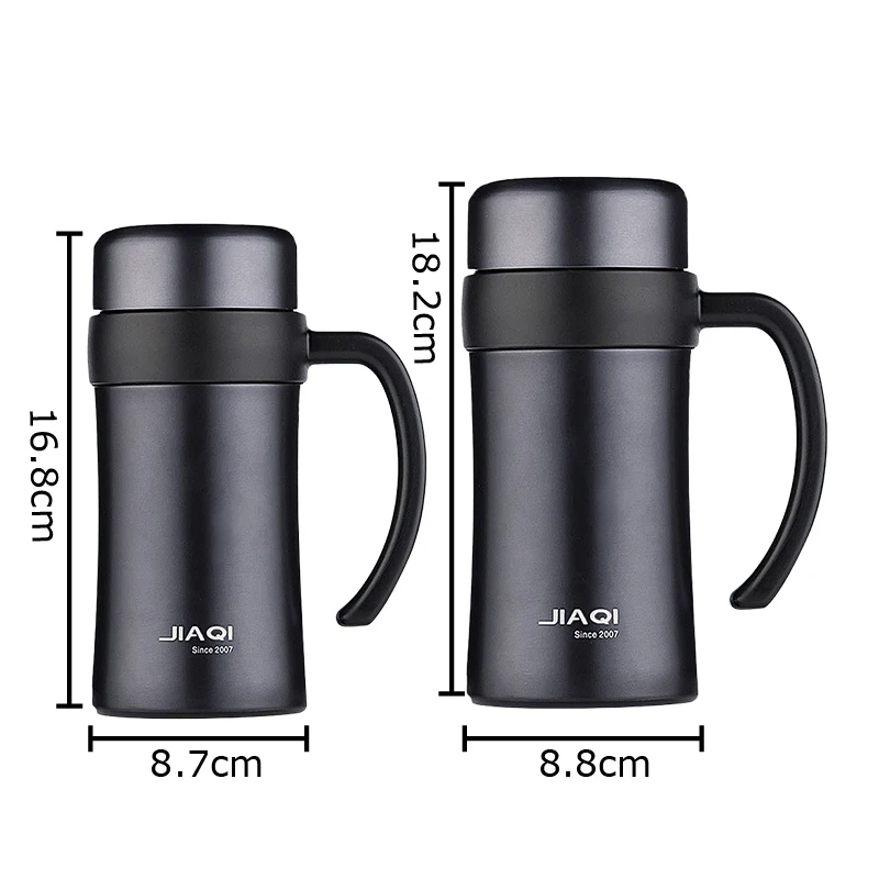 Модные новые вакуумные фляжки из нержавеющей стали 500/600 мл мужской деловой