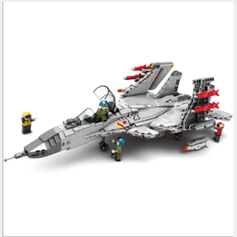 

MOC Military AC-130 War A10 Attack Fighter Airforce Plane Fit Technic SWAT Figures Idea Building Block Bricks Toy Model Kid Gift