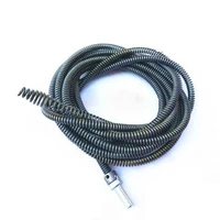 5m sewer dredging spring electric drill drain cleaner machine extension sewer pipe dredger cleaning spring with 10mm connector
