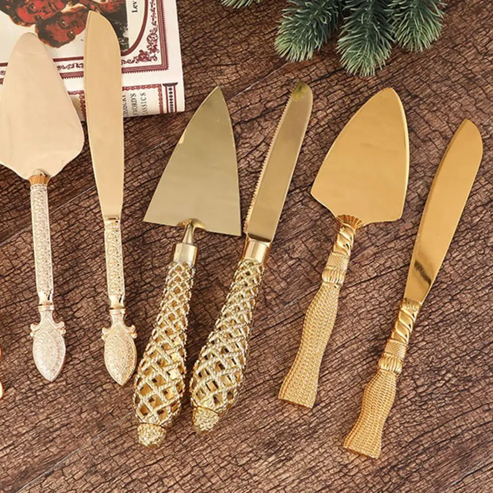 

1 Set Table Cutter Ergonomic Easy to Use Metal Practical Food-grade Table Shovel for Home