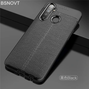 for oppo realme 5i case shockproof soft silicone pu leather bumper case for oppo realme 5 5i c3 cover for oppo realme c3 case free global shipping