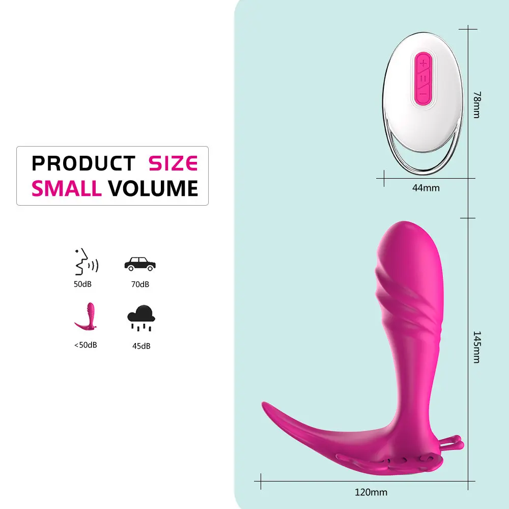 Фаллоимитатор бабочка вибратор с беспроводным дистанционным управлением