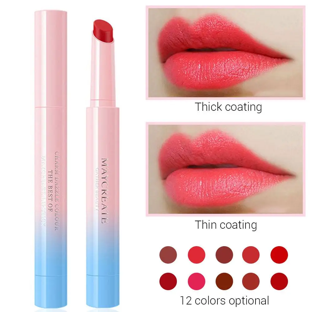 Музыка Роза красота матовая губная помада мода корейский женский подарок