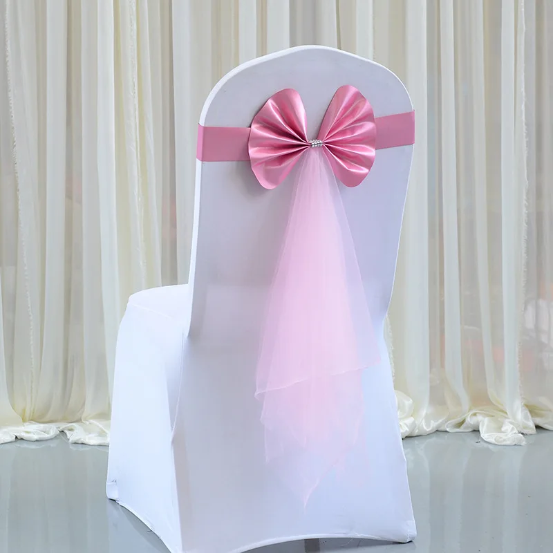 

10Pcs Wedding Spandex Chair Covers+Free Bow tie King and Queen High Throne Chair Covers Dining Room Accent Kitchen Dining Office