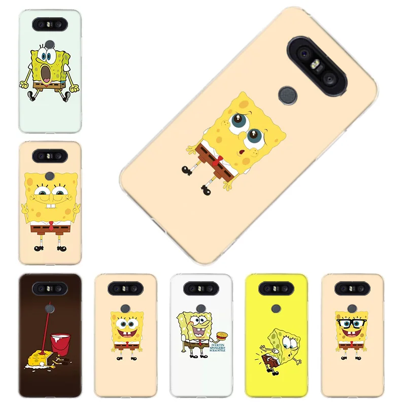 Чехол для телефона с губкой Бобом LG K10 мультяшный Модный чехол 2017 3D Мягкий