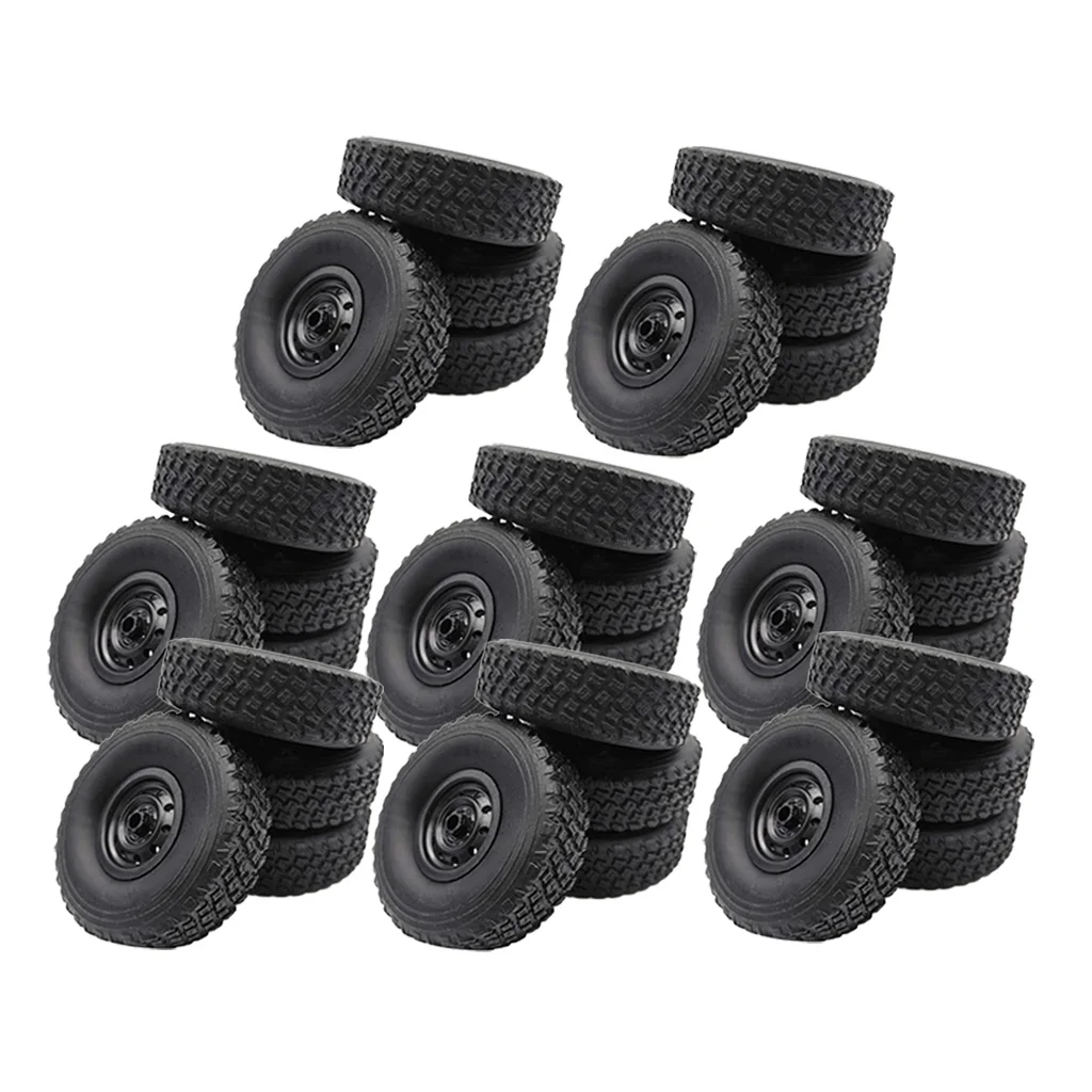 

32x RC Car Tire Tyres For WPL B14K C14K C24K B36K Rock Crawler Accessory