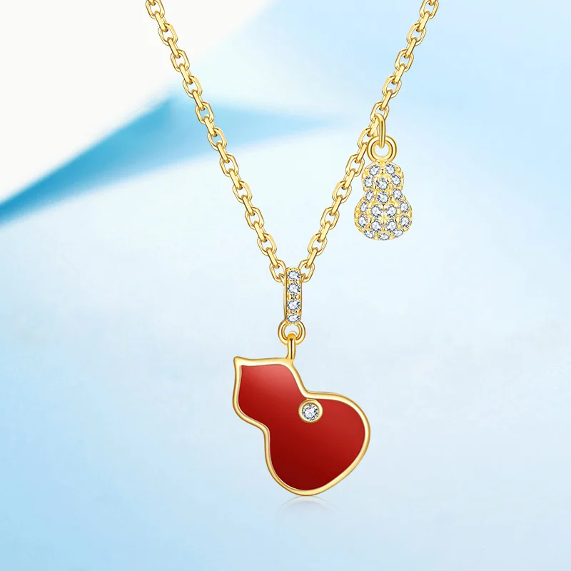 

Xuanman gourd fashion all-match necklace pendant necklace female Chinese classical gift for girlfriend gourd