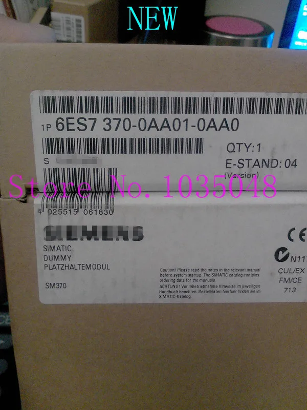 

1PC 6ES7370-0AA01-0AA0 6ES7 370-0AA01-0AA0 New and Original Priority use of DHL delivery #07