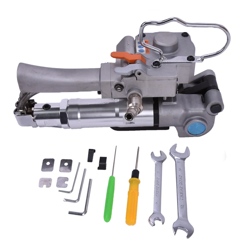 

1 шт. пневматический обвязкий окантовкой инструмент PET/PP AQD-19 width13-19mm коробки firction упаковочная машина