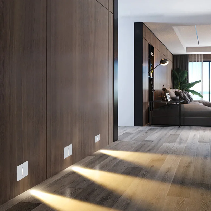 Squair лестницы светодиодный светильник с датчик движения Cree настенные украшения