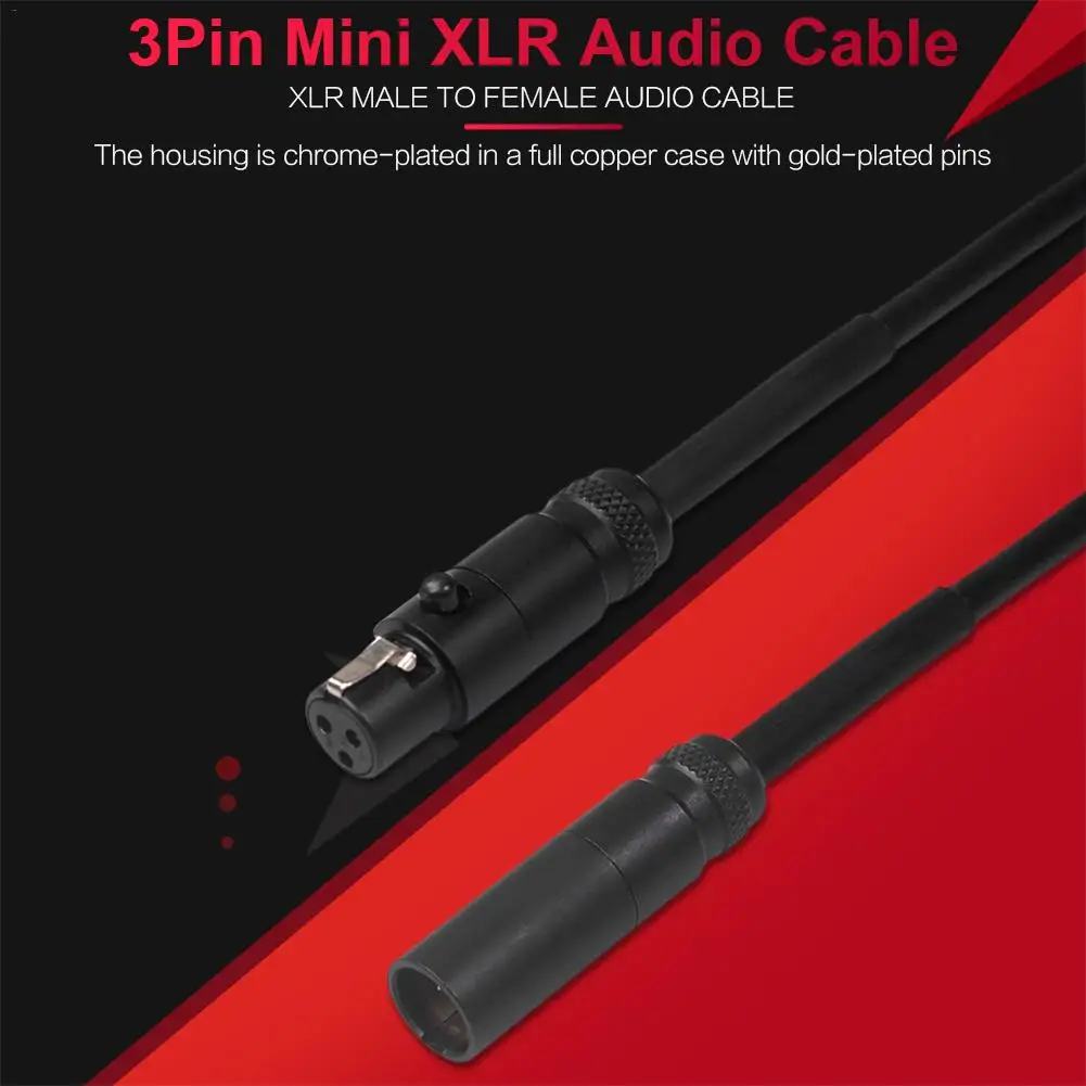0 3/1/2/3 м 3 Pin Mini XLR для мужчин и женщин аудио кабель микрофон Интерфейс соединение