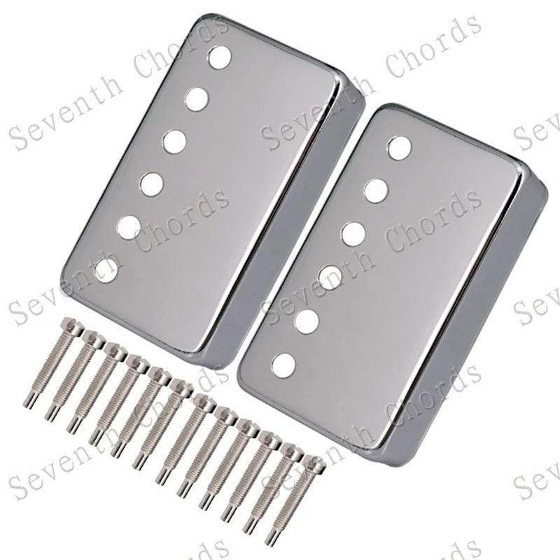 ein set von gold messing gitarre humbucker pickup covers mit polepiece schrauben elektrische für elektrische gitarre hals und brücke free gl