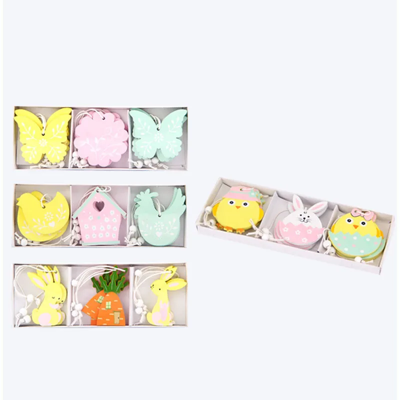 Милые пасхальные украшения для дома с пасхальным Кроликом пасхальное яйцо из