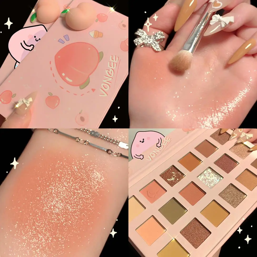 

Beauty Makeup Waterproof Kit Eyeshadow Palette Lasting Color 18 Cute