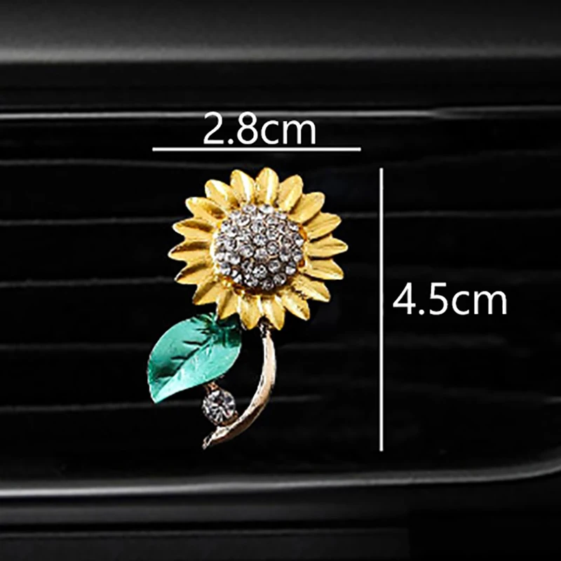 Автомобильный освежитель воздуха Sunflower с клипсой для автомобиля украшение