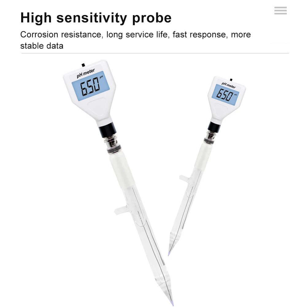 

PH-98211 PH Meter Digital Acidity Tester Soil PH Meter Soil Detector PH Tester Garden Flowers Soil PH Sensors