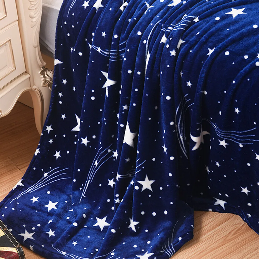 Home Textile Weighted Blanket Super Warm Soft Solid Blankets Throw On Sofa Bed Travel Patchwork Bedspread Bedding Flannel #T1P | Дом и сад