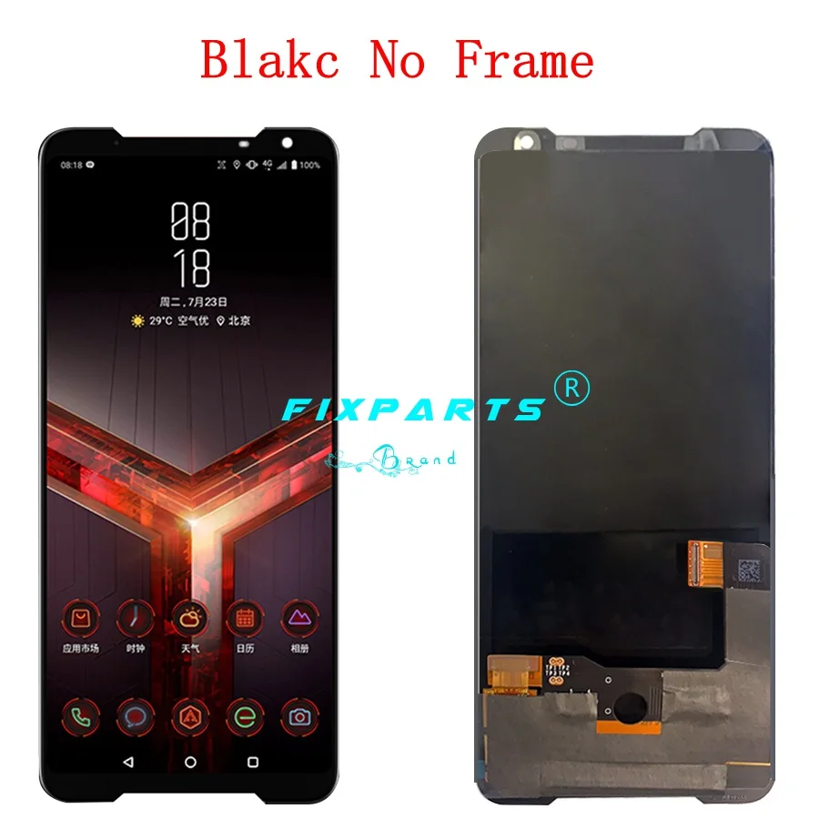 6 59 &quotОригинальный ЖК- дисплей для ASUS ROG Phone 2 ZS660KL LCD Сенсорная панель дигитайзер