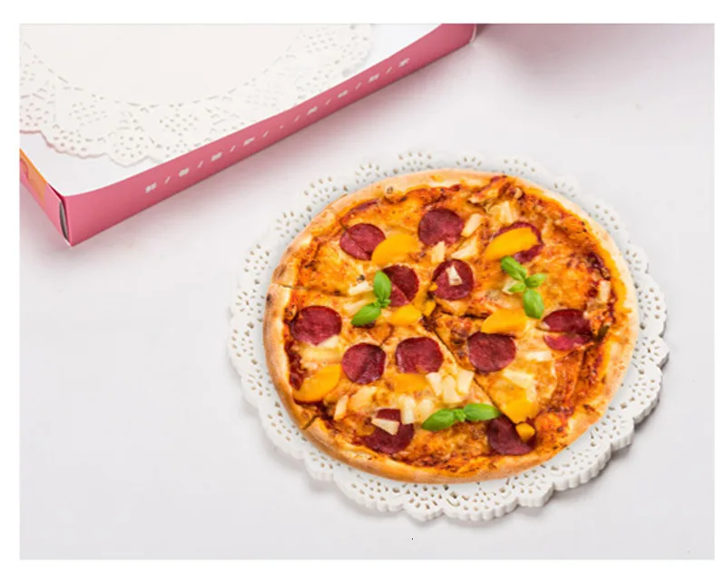 40 шт./лот Пицца Коробка 8 9 6 7 дюймов одноразовый чехол с дизайном пицца для картонных панелей для выпечки, пиццы подарок Коробки яичный пирог чехол Комплект для рукоделия коробка