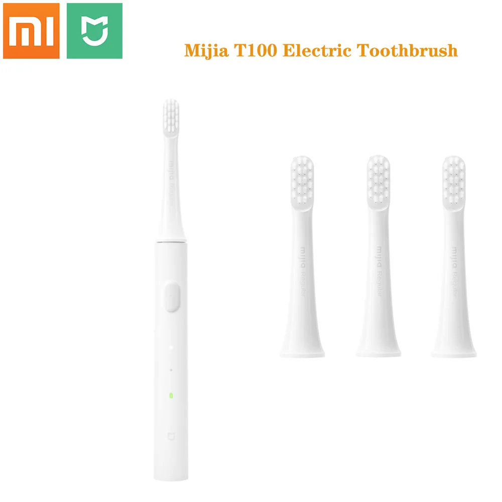 Зубная щетка Xiaomi Mijia Mi T100 звуковая электрическая с зарядкой от USB | Электроника