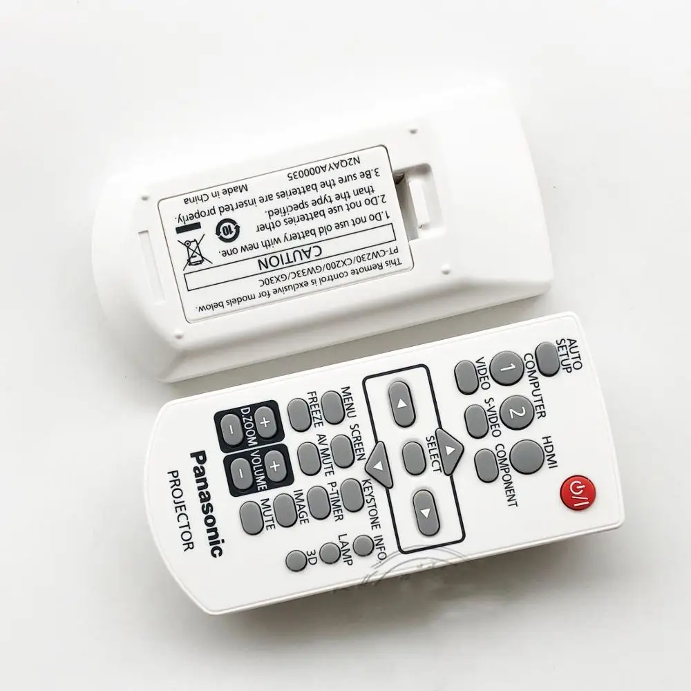 

Original remote control for Panasonic PT-CX200 GW33C GX30C X351C Projector