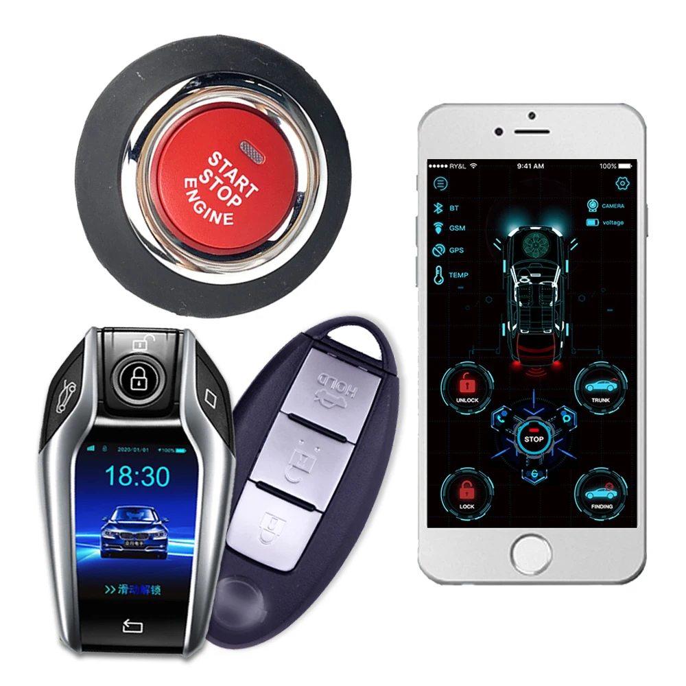 Cardot 5 Way стартер двигателя управление приложением разблокировка Блокировка умная