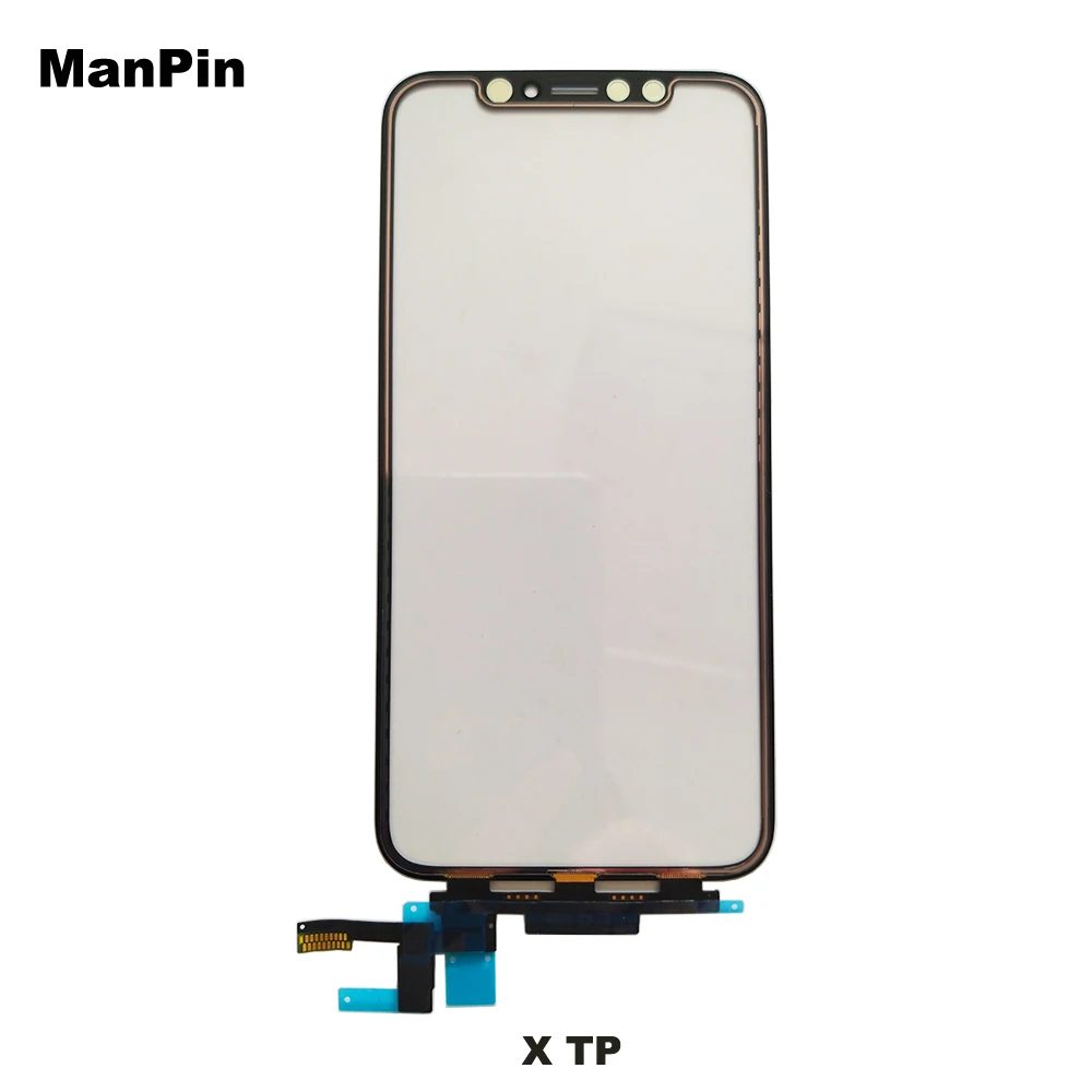 2pcslot glass for iphone touch screen with flex cable 11pro max 11 xs max x xr display panel replace mobile phone repair parts free global shipping