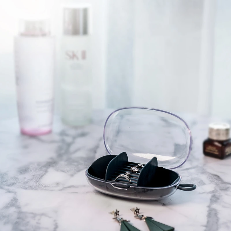 

New Arrival Portable Jewelry Organizer Fashion Jewelry Storage for Travel Girls Small Jewelry Holder Rings Earings Box