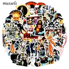 65 шт. забавная наружная наклейка для рыбалки в рыбацком стиле s для ноутбука, чемодана, морозильной камеры, ПВХ, автомобильный Стайлинг, DIY Украшение, автомобильная наклейка Доберман