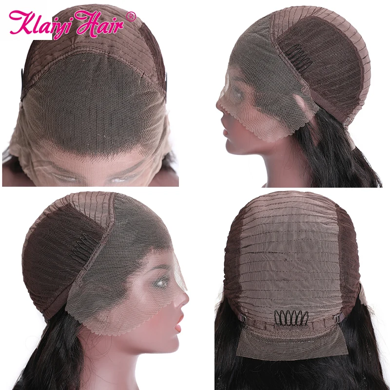 Klaiyi Hair13X4 парик с волнистыми волосами бразильские парики без повреждений