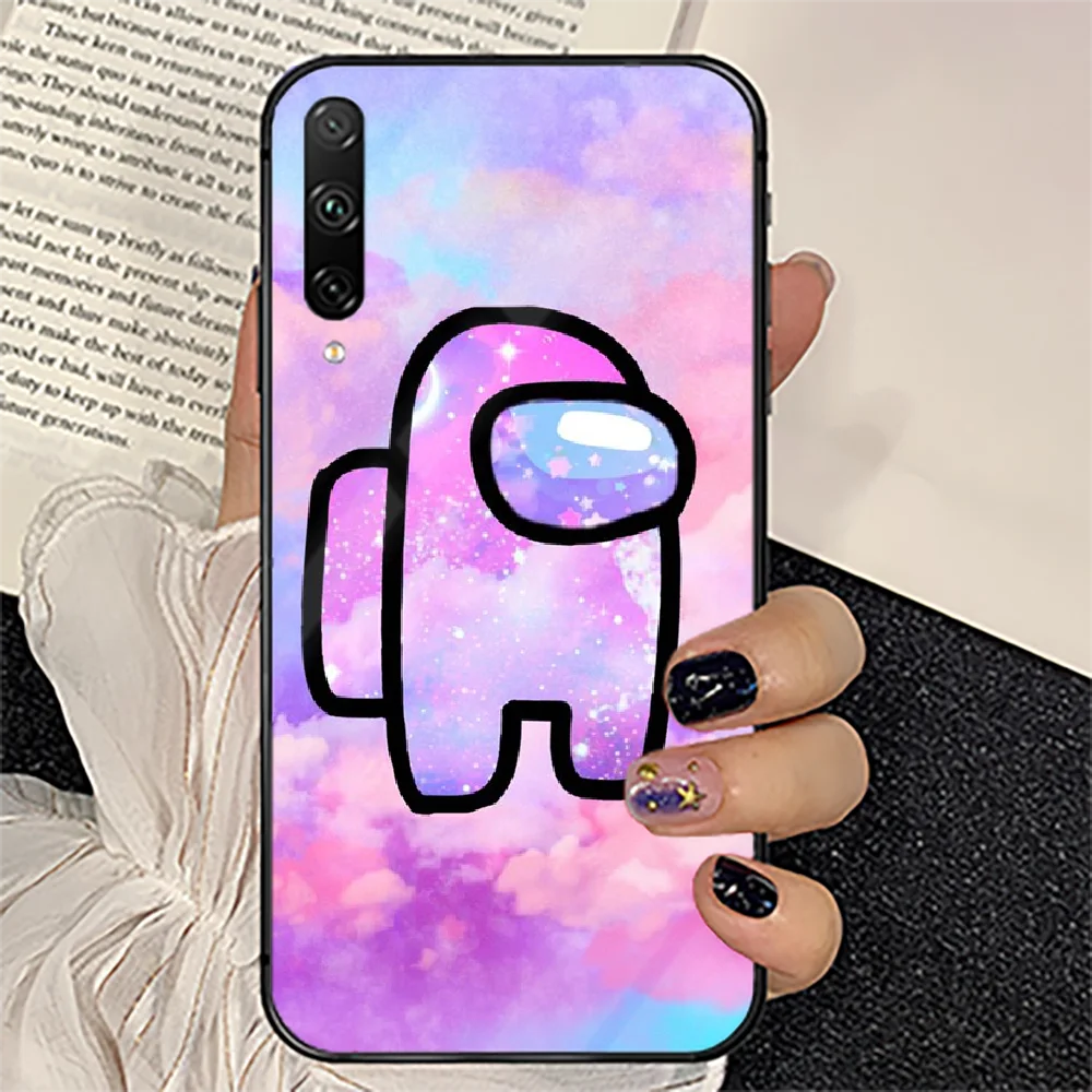 

Game Us Among Hot Phone Tempered Glass Case Cover For huawei honor 7 8 9 10 20 A X S lite i pro Phone case Funda 3D Soft