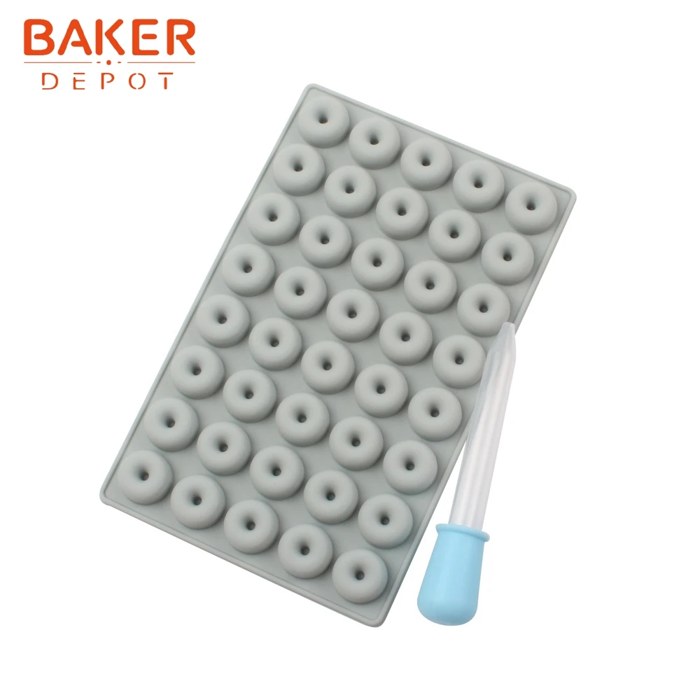BAKER DEPOT силиконовая форма для конфет шоколада мини пончика Жевательная ледяной