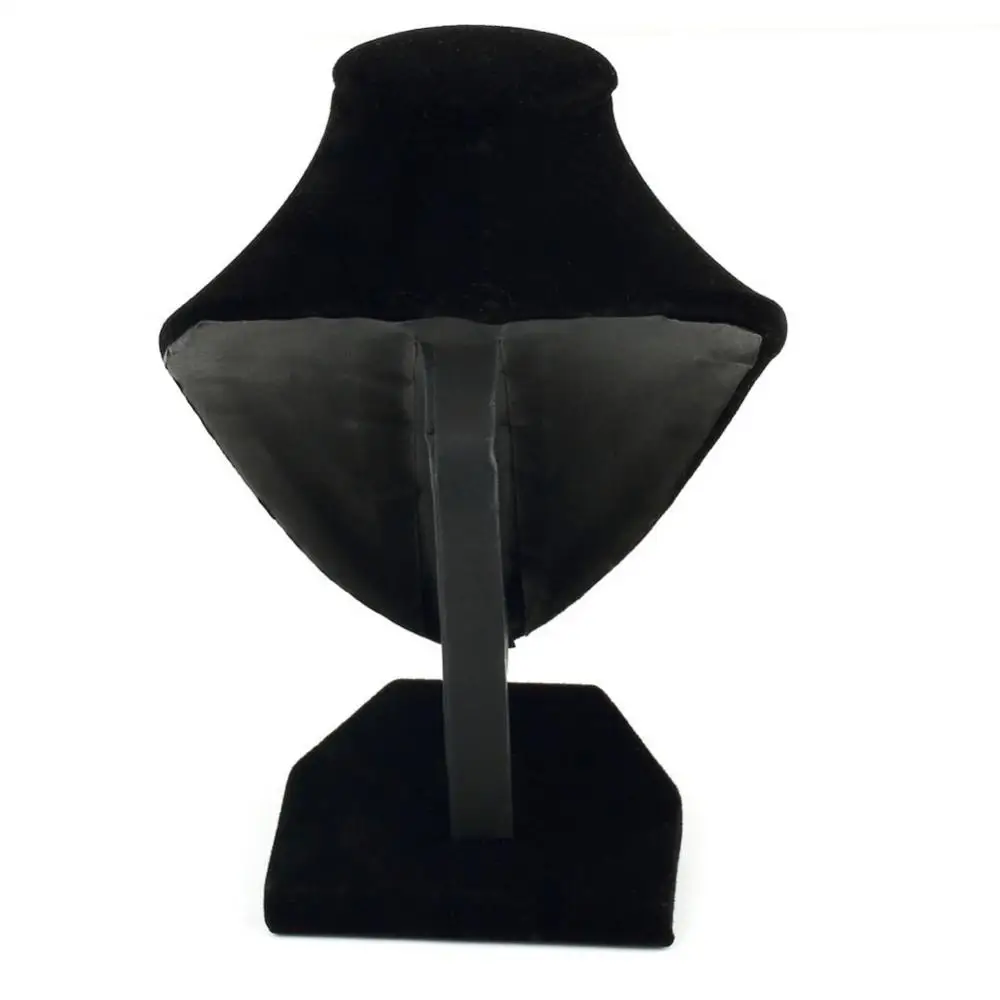

50% Hot Sale Black Mannequin Necklace Jewelry Pendant Display Stand Holder Show Decorate