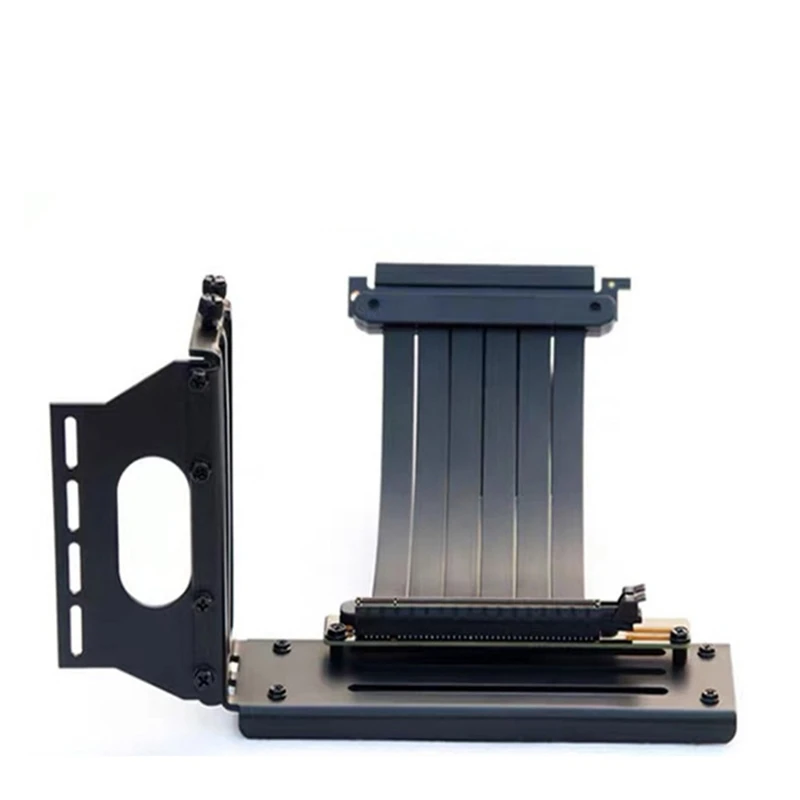 

PCI E X16 Extension Cable Graphics Cards Bracket PCI Express Cable Extensor 16X Gpu Riser Cable with Vertical Kit