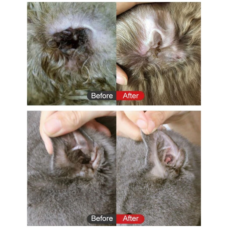 28GF Dog Ear Cleaner Natural Plant Extracts Multi-Action Drop for Itch Head Shaking Discharge and Smell Canal |