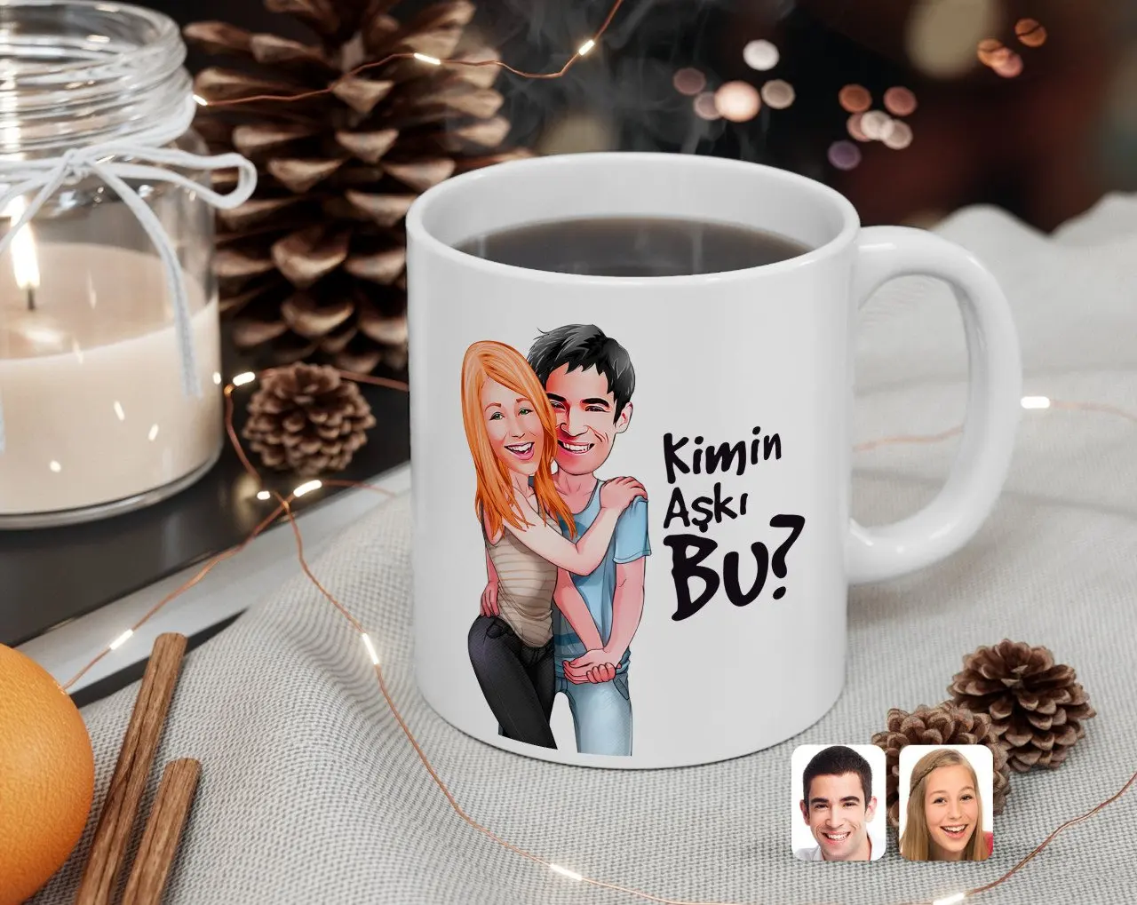 

Персонализированные Валентина кимин очень нравится этот карикатура белая кружка Bardak-80