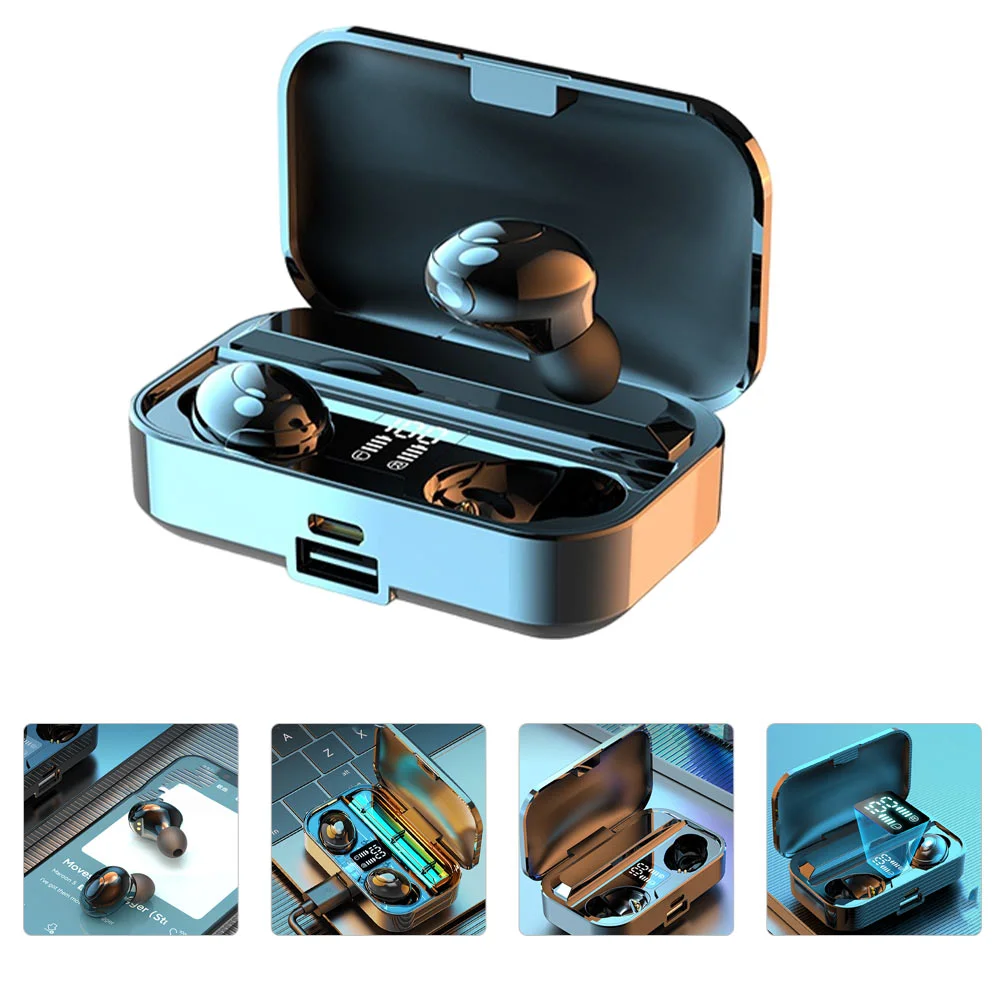 

1Set Waterproof Wireless Headset Fingerprint Touch Earphone Outdoor Headphone