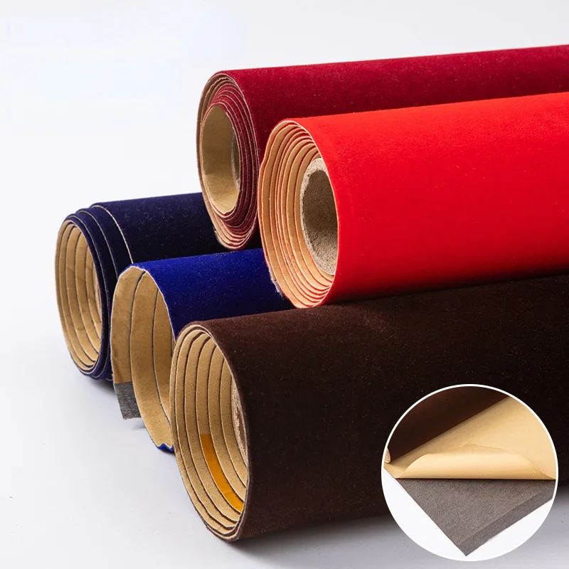 

1.2mm Thicken Velvet Back Self Adhesive Stick Fabric Synthetic Hole Repair Patch Sticker for Sofa Car Bag DIY Craft Handmade