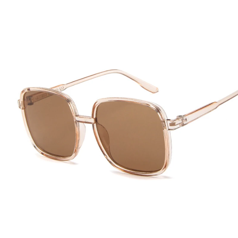 Модные Квадратные Солнцезащитные очки женские брендовые дизайнерские