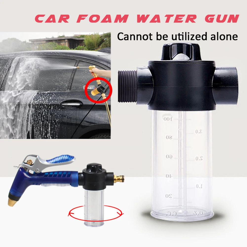 

Car Cleaner Water Gun Sprayer Multifunctional Car Wash Water Gun Portable 100ml Snow Foam Bottle Lance Auto Car Accessories