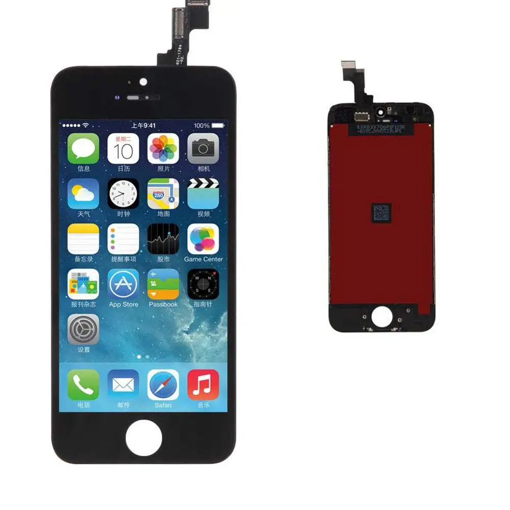 Для iPhone 5S 5 5c полный комплект ЖК экран Замена дигитайзер сборка Дисплей Сенсорная