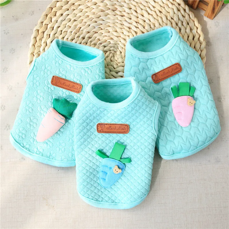 Модная футболка для кошек и собак мягкая одежда щенков симпатичная Мультяшные