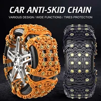 new automobiles tire snow chain universal anti skip belt safe driving for snow ice sand muddy offroad for most car suv van wheel