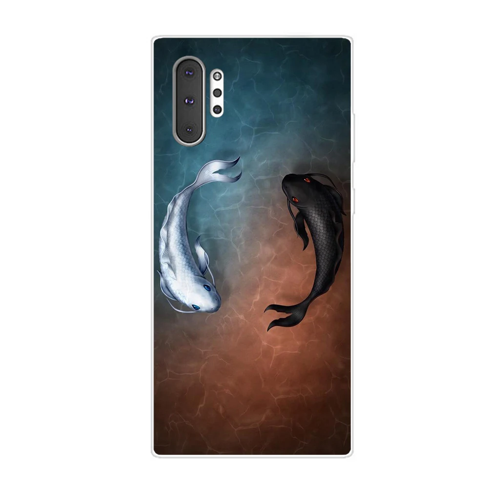 Чехол для samsung Note 10 Plus Силиконовый ТПУ чехол телефона Galaxy Note10 Pro задняя крышка Funda
